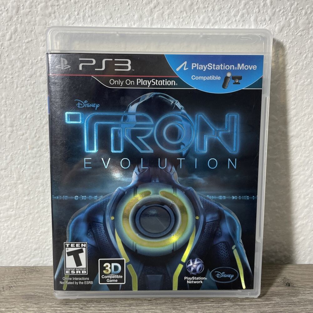 Tron Evolution Sony PlayStation 3 2010 PS3 Complete Disney Game